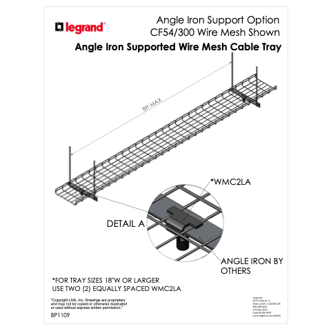 Angle Iron Trapeze for Mesh